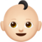 Baby - Light emoji on Apple